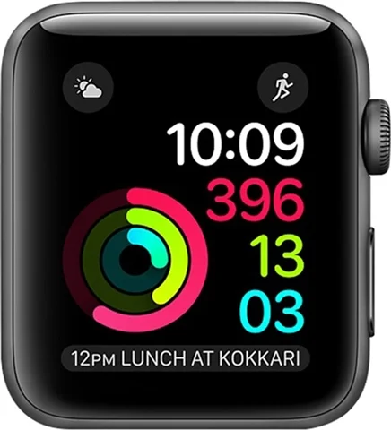 Watch Series 2 (A1758) NO STRAP, Space Grey Aluminium, 42mm