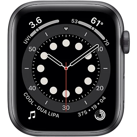Watch Series 6 (GPS) NO STRAP, Space Grey Aluminium, 44mm