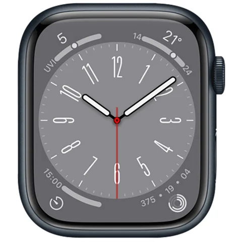 Watch Series 8 (GPS) NO STRAP, Midnight Aluminium, 45mm